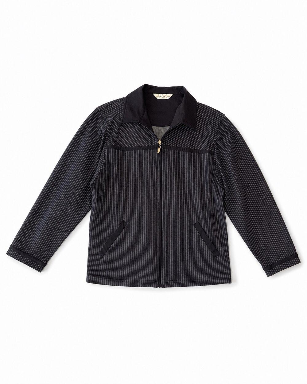 Women’s Vintage Blast Sports Black Pin Striped Jacket